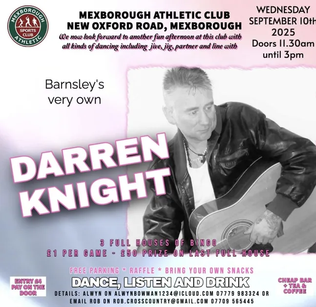 Darren Knight at Mexborough Athletic Club