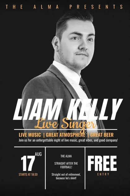 Liam Kelly Live Singer