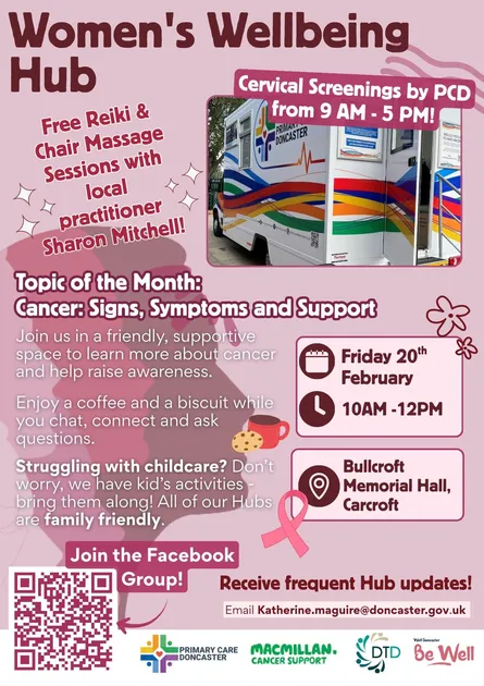 Women's Wellbeing Hub - Cancer: Signs, Symptoms and Support