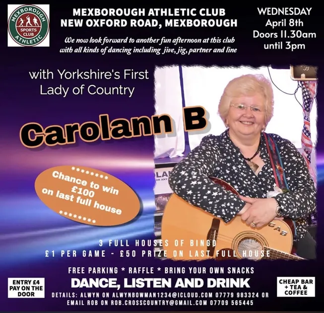 Dance, Listen and Drink with Carolann B