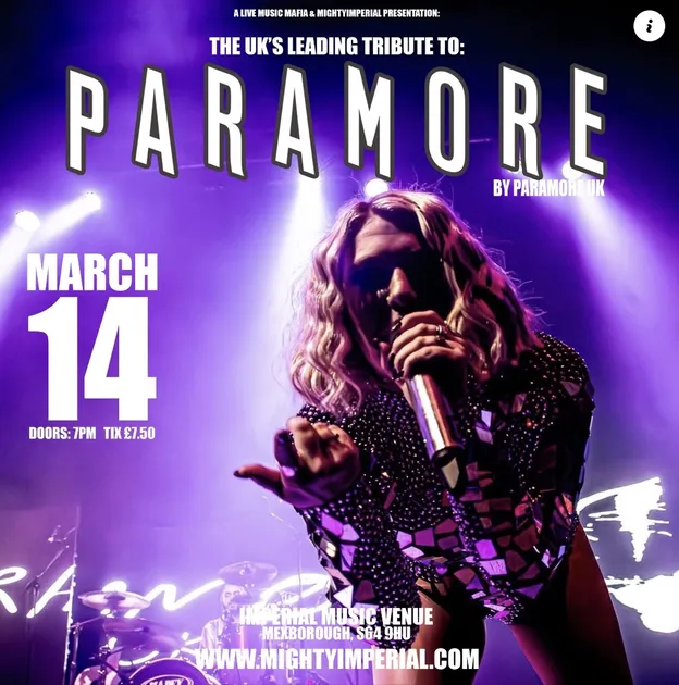 The UK's Leading Tribute to Paramore