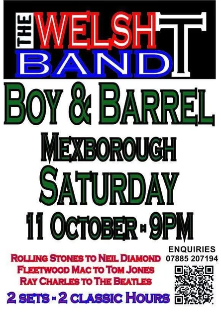 The Welsh T Band at Boy & Barrel