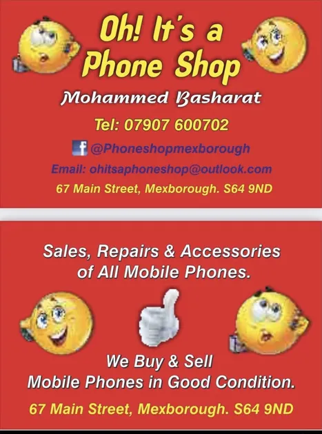 Oh it’s a phone shop