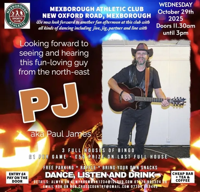 Dance, Listen and Drink with PJ