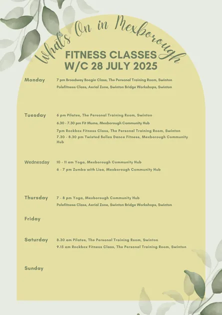 Fitness Classes Week event image