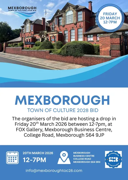 Mexborough Town of Culture 2028 Bid Drop-In