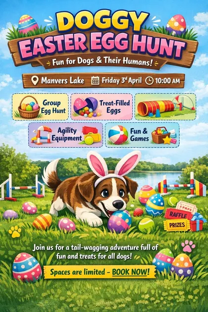 Doggy Easter Egg Hunt