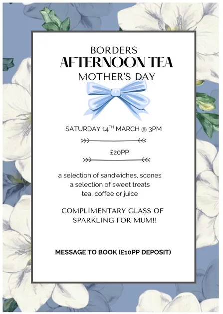 Borders Afternoon Tea