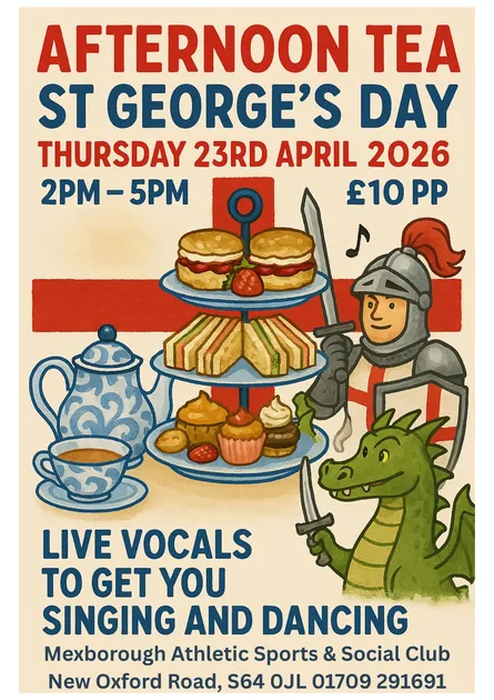 Afternoon Tea St George's Day