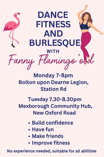 Dance Fitness and Burlesque with Fanny Flamingo image
