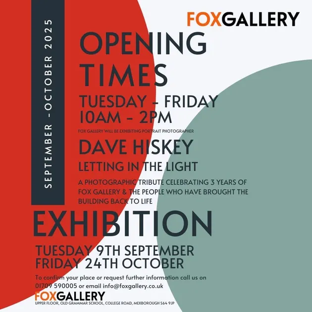 Letting in the Light Exhibition by Dave Hiskey