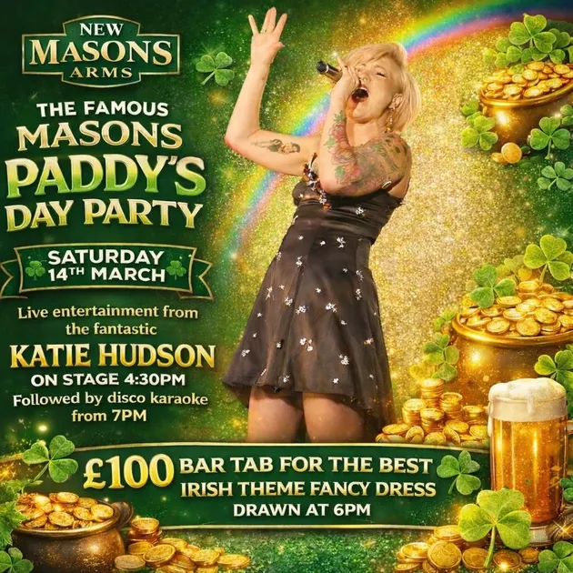 Masons Paddy's Day Party