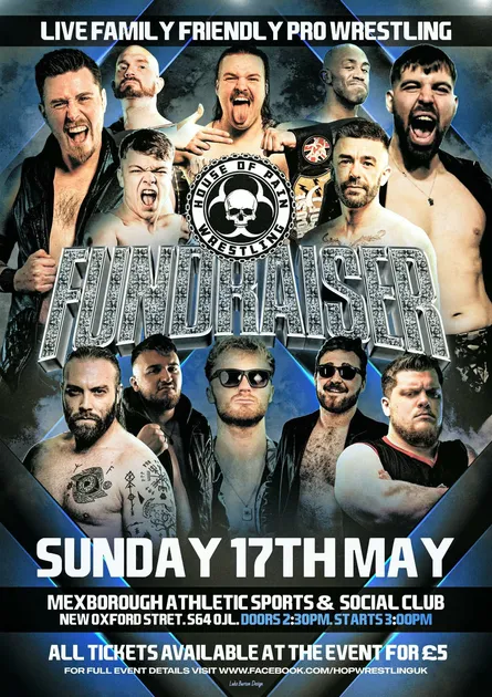 Live Family Friendly Pro Wrestling Fundraiser