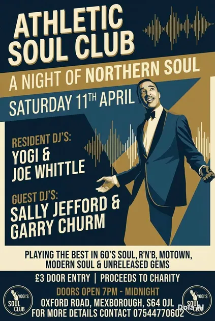 Athletic Soul Club - A Night of Northern Soul