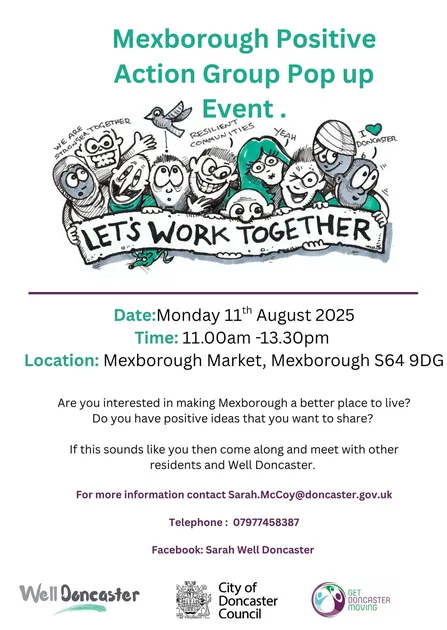 Mexborough Positive Action Group Pop up Event