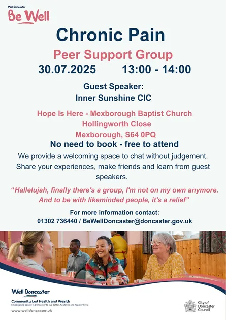 Chronic Pain Peer Support Group