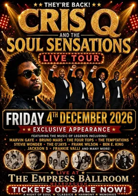 Cris Q and the Soul Sensations Live Tour Image