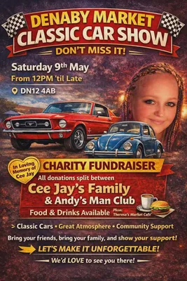 Denaby Market Classic Car Show Image