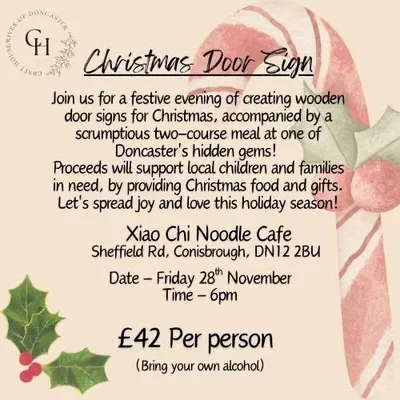 Christmas Door Sign Image