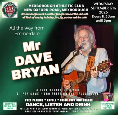 Mr Dave Bryan Live Concert Image