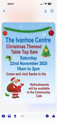 Christmas Themed Table Top Sale Image