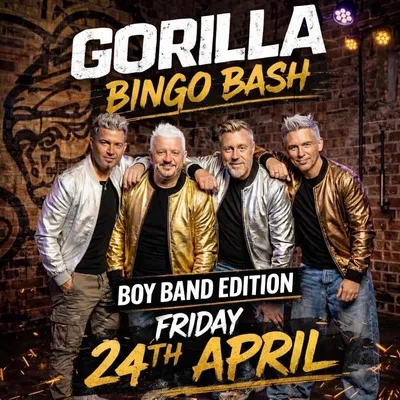 Gorilla Bingo Bash: Boy Band Edition Image