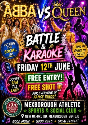 ABBA vs Queen Battle & Karaoke Image
