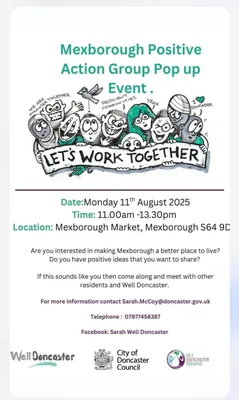 Mexborough Positive Action Group Pop up Event Mexborough Positive Action Group Pop up Event Image