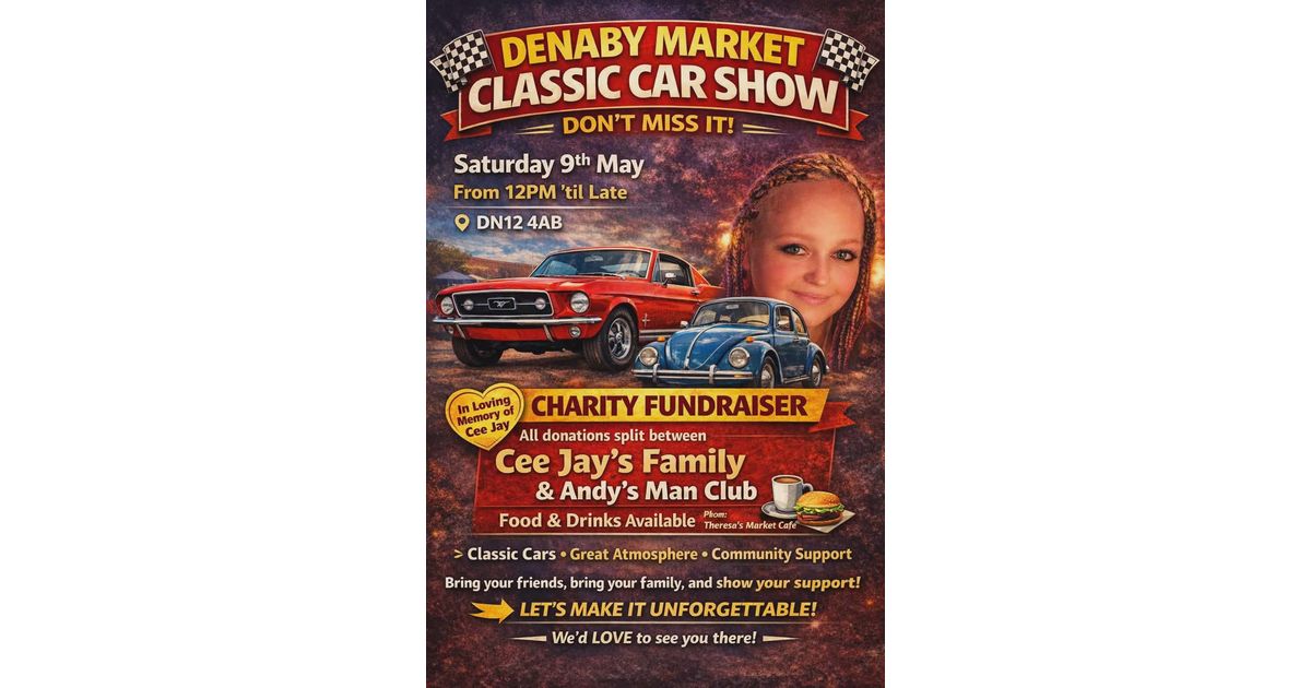 Denaby Market Classic Car Show