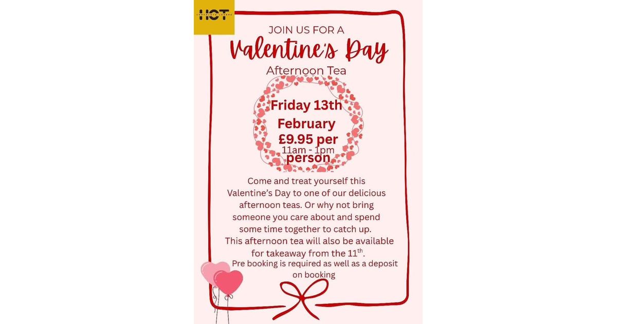 Valentine's Day Afternoon Tea