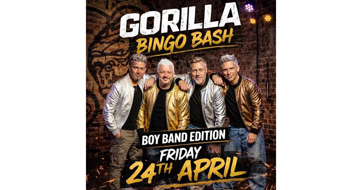 Gorilla Bingo Bash: Boy Band Edition
