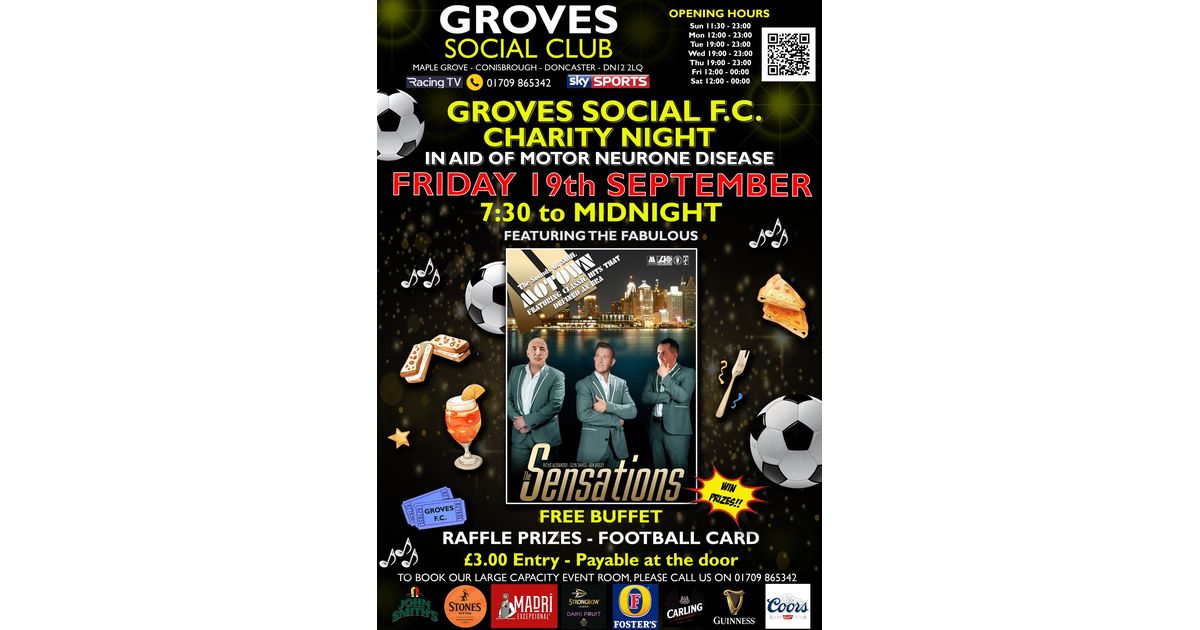 Groves Social F.C. Charity Night
