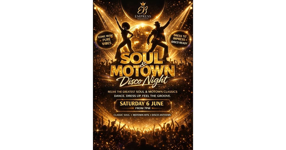 Soul & Motown Disco Night